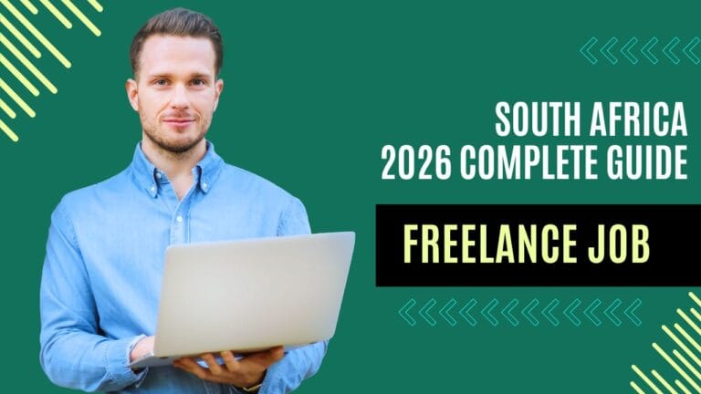 Freelancer working on a laptop from home