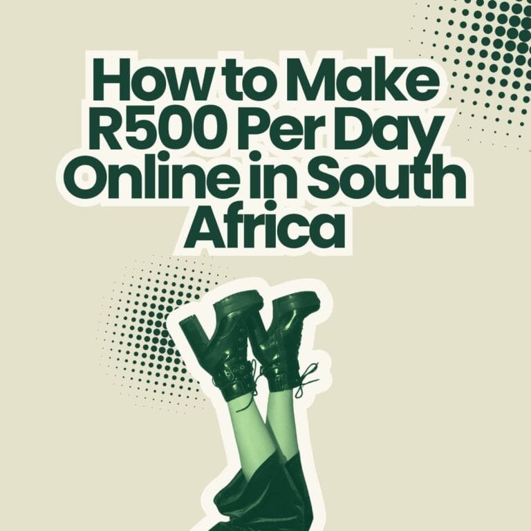 **South African beginner earning R500 per day through online freelancing and digital work**